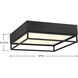 Creswell LED 14 inch English Bronze Flush Mount Ceiling Light, Square
