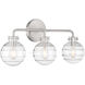 Mason 3 Light 22 inch Satin Nickel Bathroom Vanity Light Wall Light
