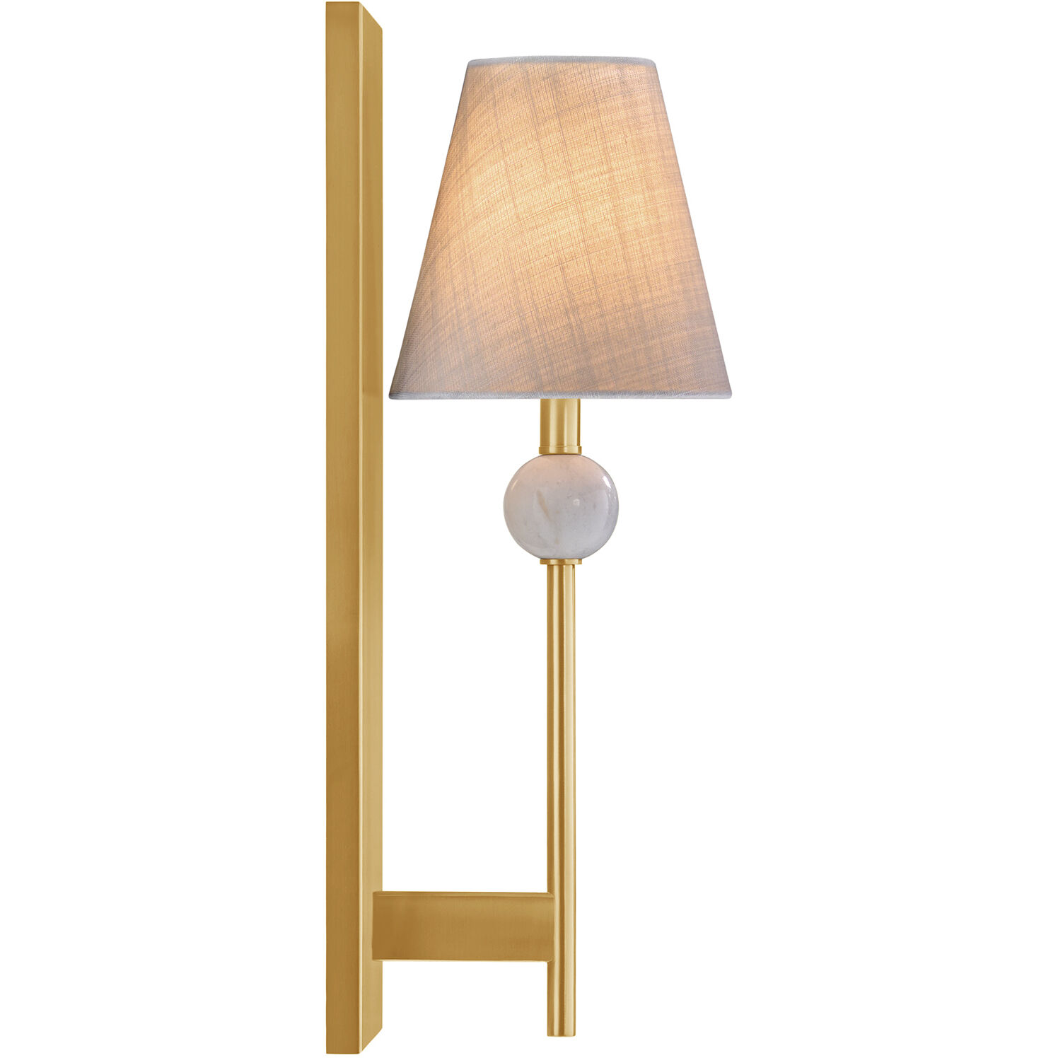 Travis 1 Light 7.5 inch Warm Brass Wall Sconce Wall Light