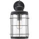 Fletcher 1 Light 17 inch Oxidized Black Outdoor Wall Lantern