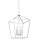Townsend 4 Light 17 inch Polished Nickel Pendant Ceiling Light, Essentials