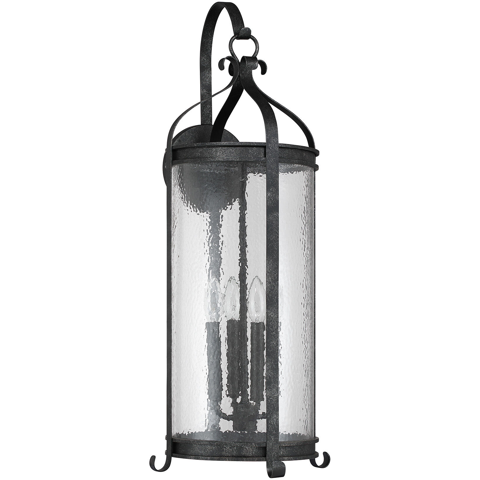Preston 4 Light 30 inch Iron Oxide Outdoor Wall Lantern