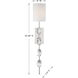 Sebring 1 Light 6 inch Polished Nickel Wall Sconce Wall Light