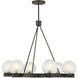 Darien 6 Light 32 inch Mediterranean Bronze Chandelier Ceiling Light