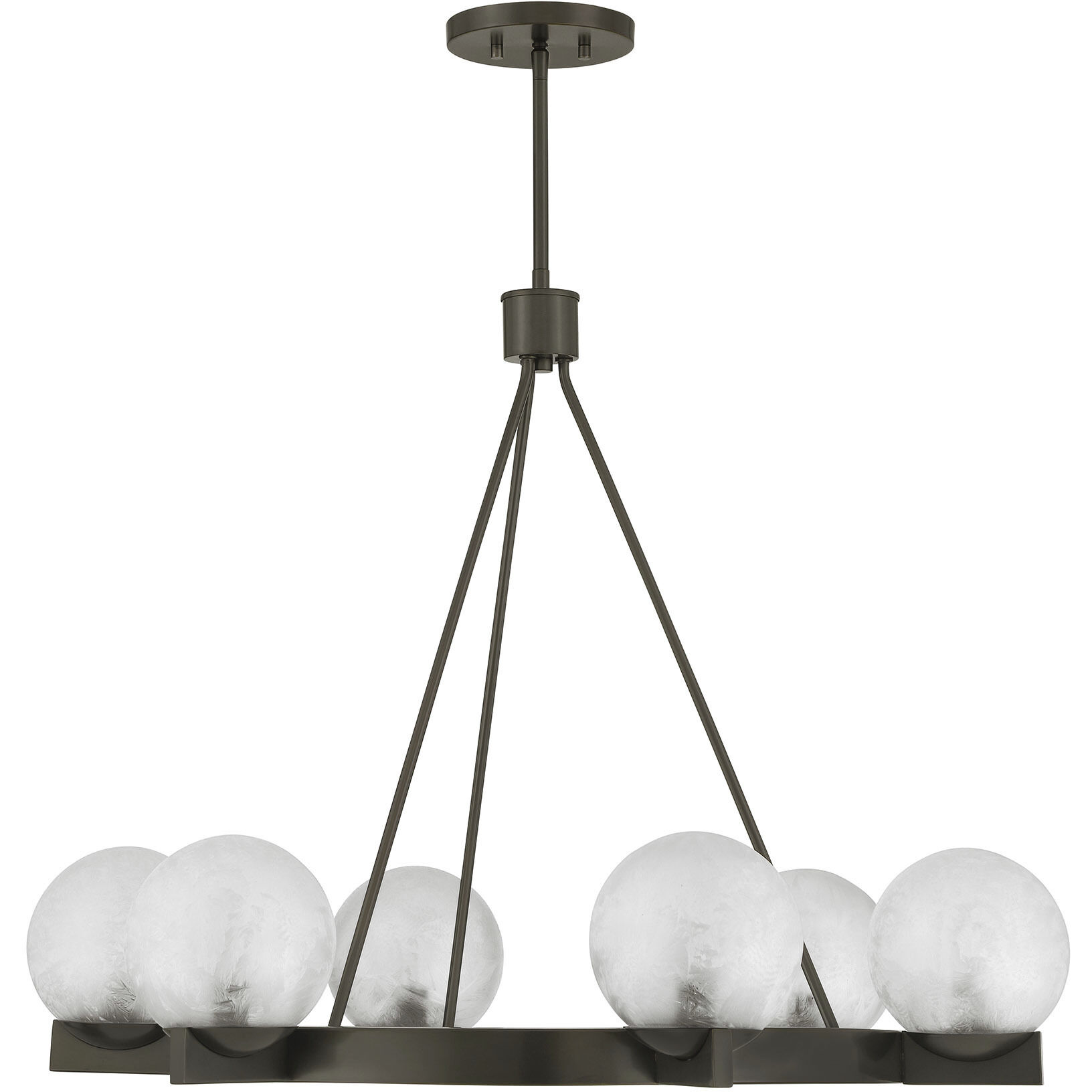 Darien 6 Light 32 inch Mediterranean Bronze Chandelier Ceiling Light