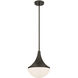 Ogdon 1 Light 12 inch Mediterranean Bronze Pendant Ceiling Light