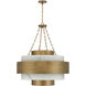 Davenport 8 Light 36 inch Antique Patina Pendant Ceiling Light