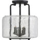 Avalon 3 Light 11.38 inch Matte Black Semi-Flush Ceiling Light, Essentials