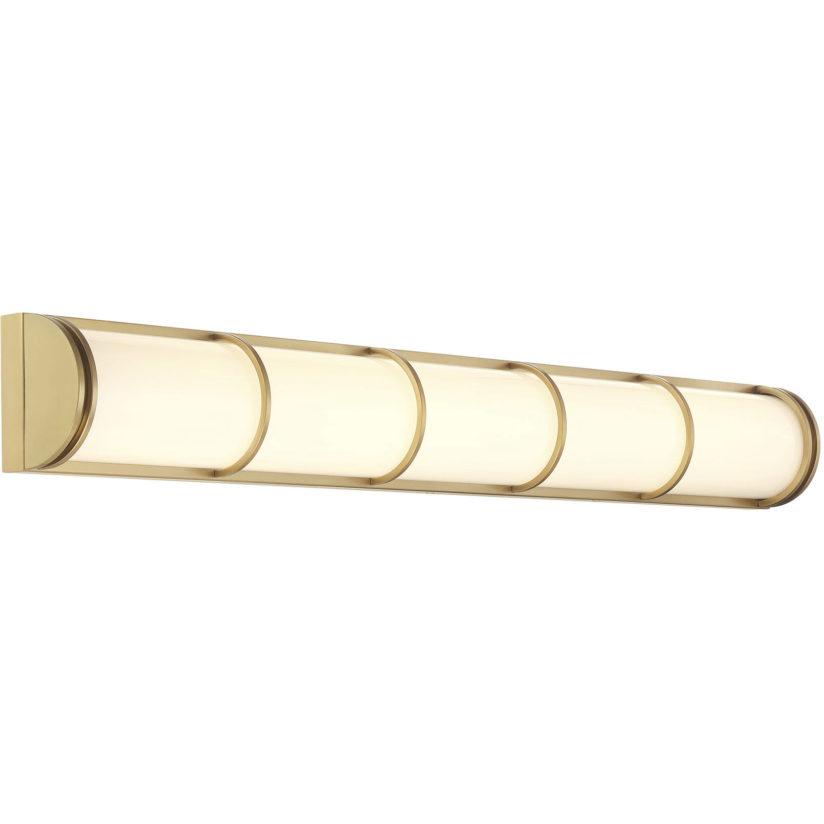 Harper LED 36 inch Warm Brass Bathroom Vanity Light Wall Light