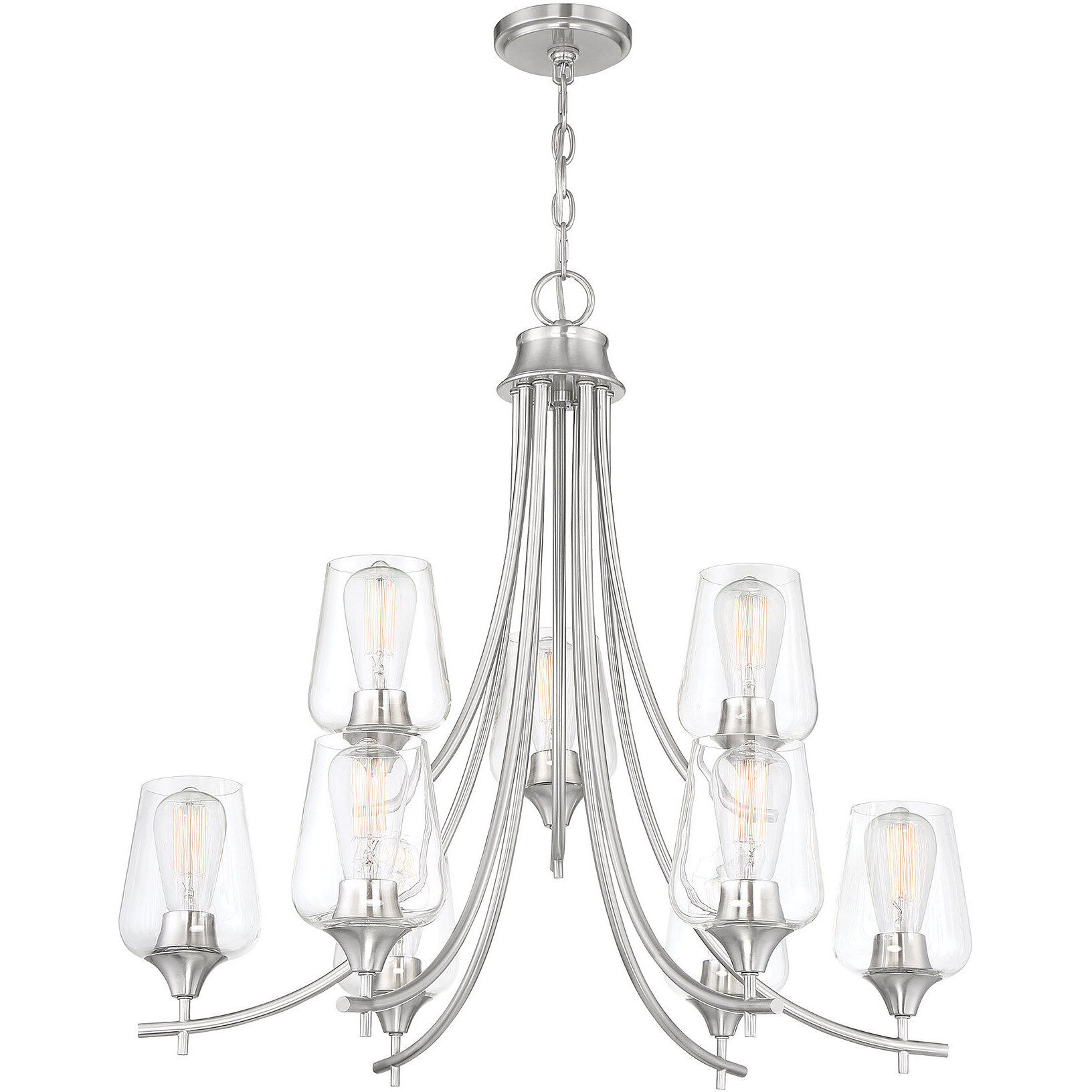Savoy House 1-4033-9-SN Octave 9 Light 30 inch Satin Nickel