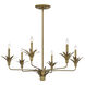 Strathmore 6 Light 42 inch Antique Patina Chandelier Ceiling Light