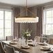 Landon LED 34 inch Warm Brass Pendant Ceiling Light
