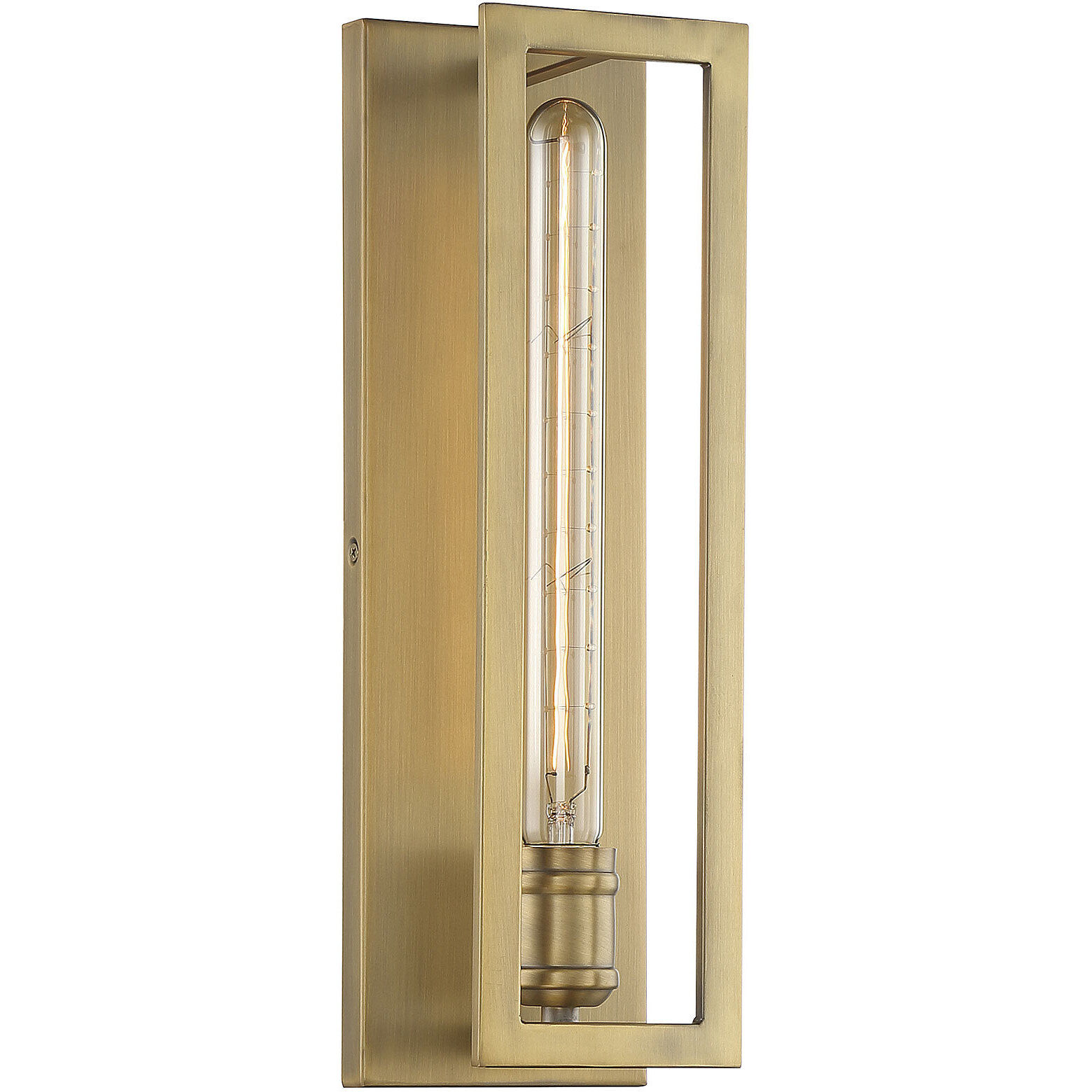 Clifton 1 Light 4.5 inch Warm Brass Wall Sconce Wall Light, Essentials