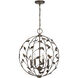 Laska 4 Light 20 inch Enchanted Bronze Pendant Ceiling Light