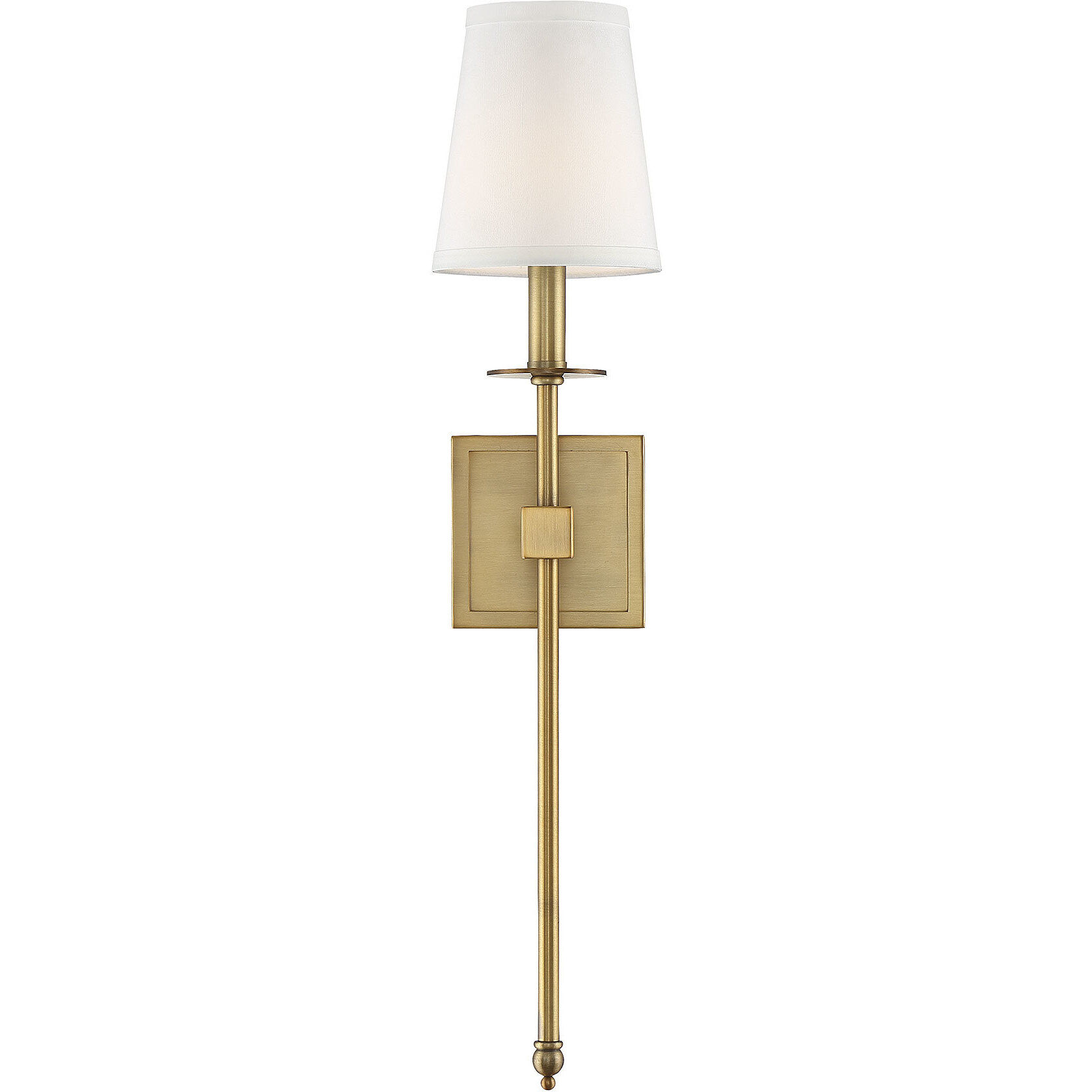 Monroe 1 Light 5 inch Warm Brass Wall Sconce Wall Light, Essentials