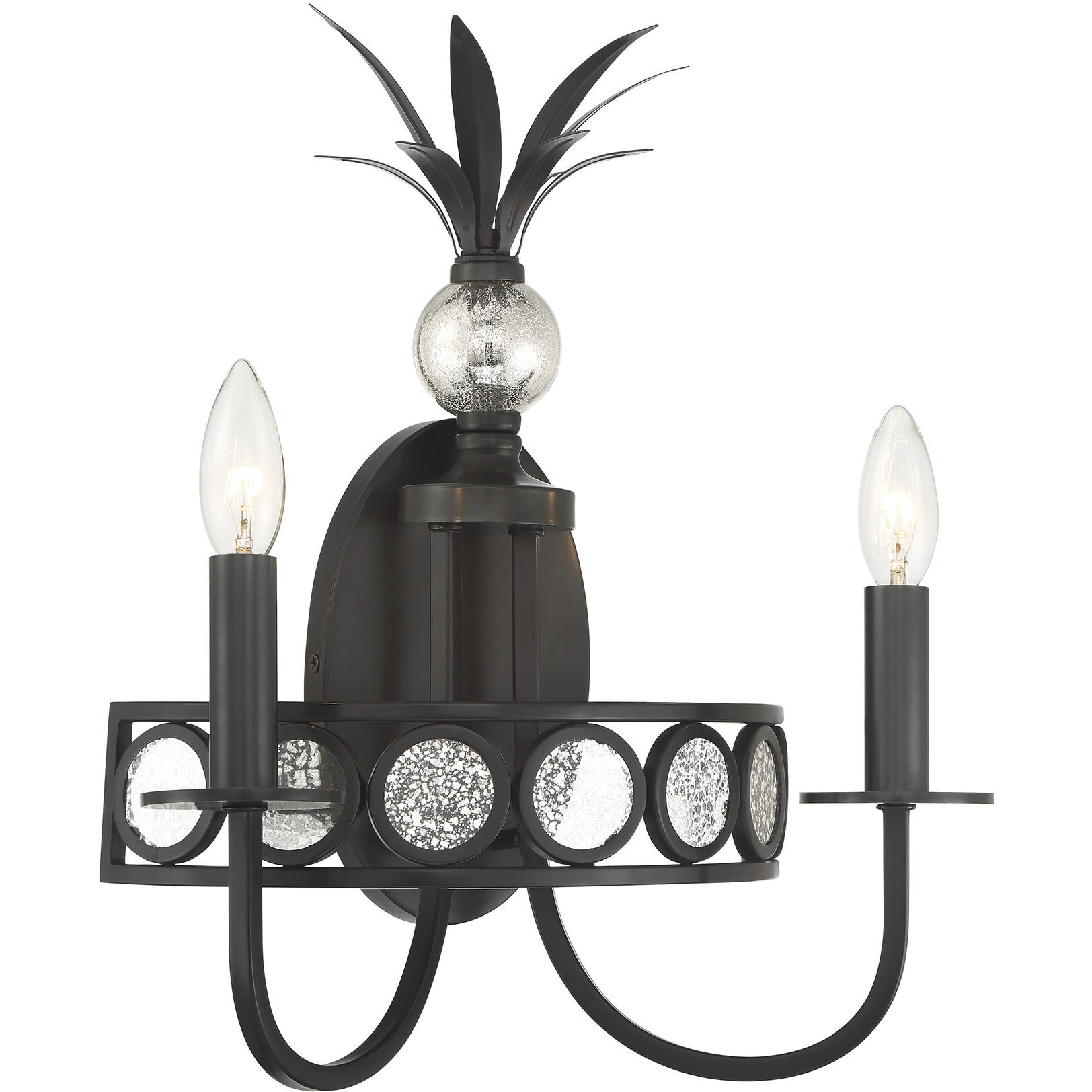 Hearst Wall Sconce Wall Light in Black Tourmaline