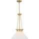 Myers 1 Light 18 inch Warm Brass Pendant Ceiling Light