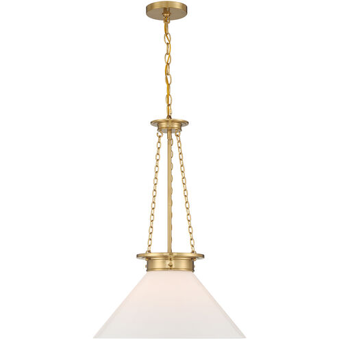 Myers 1 Light 18 inch Warm Brass Pendant Ceiling Light