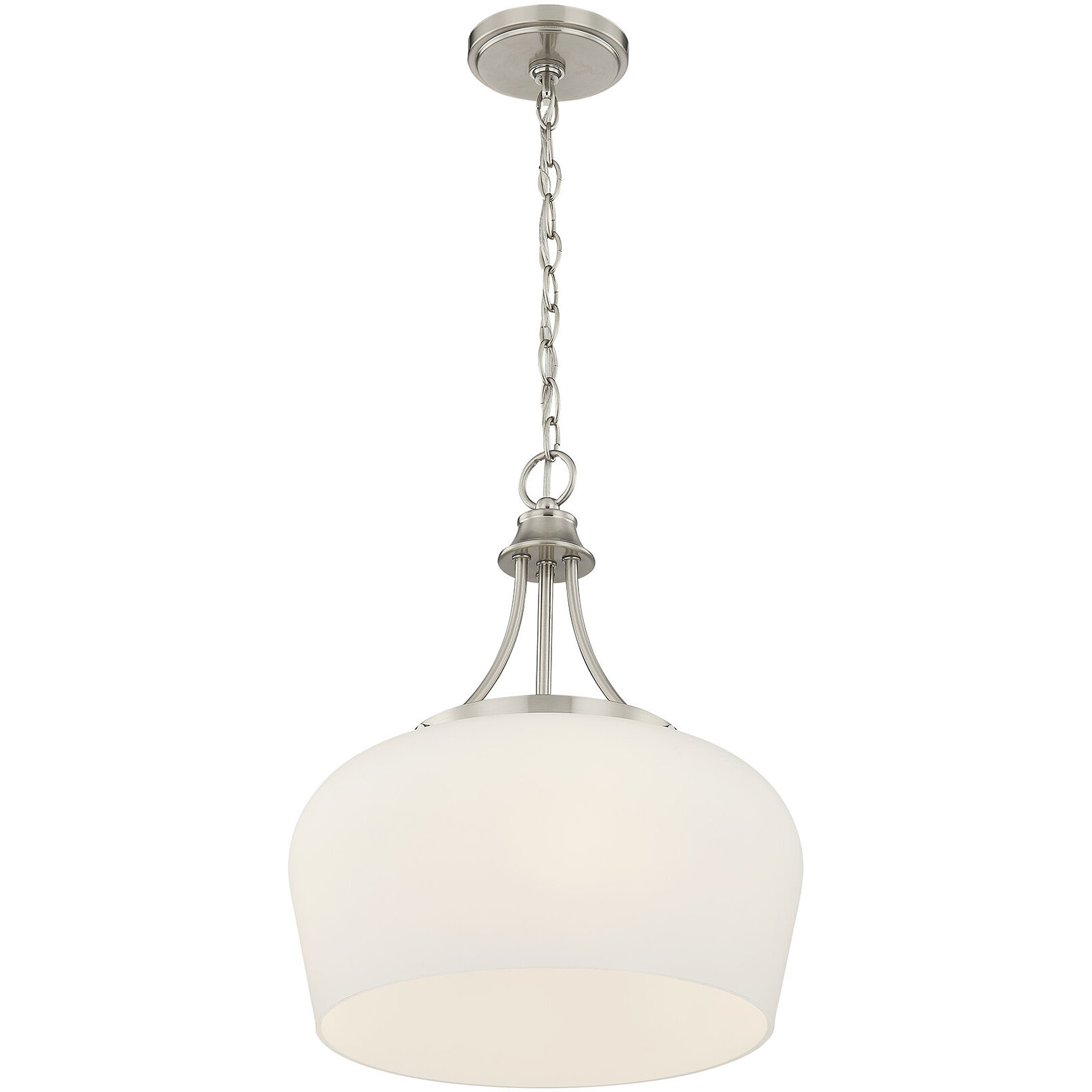 Octave 3 Light 15 inch Satin Nickel Pendant Ceiling Light, Essentials