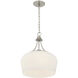 Octave 3 Light 15 inch Satin Nickel Pendant Ceiling Light, Essentials