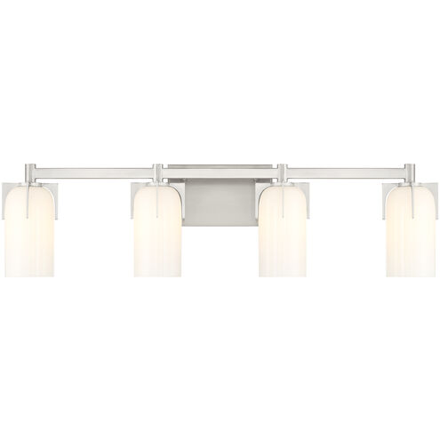 Caldwell 4 Light 32 inch Satin Nickel Bathroom Vanity Light Wall Light