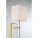 Eastover 1 Light 6.5 inch Warm Brass Wall Sconce Wall Light