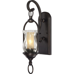 Shadwell 1 Light 6 inch English Bronze with Gold Wall Sconce Wall Light