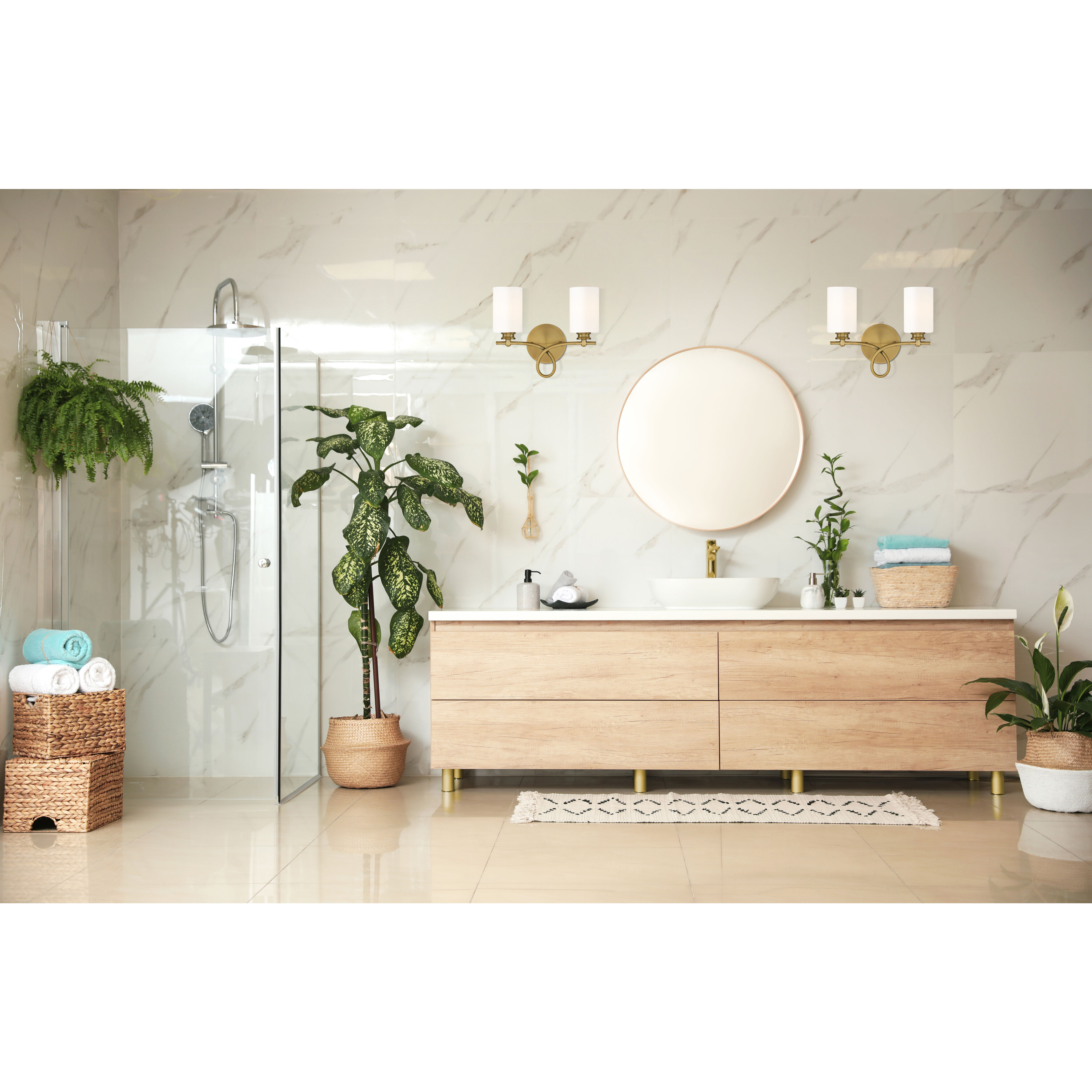 Bathroom vanity 2 lights sale