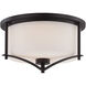 Colton 2 Light 14.5 inch English Bronze Flush Mount Ceiling Light, Essentials