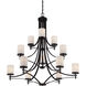 Colton 12 Light 40 inch English Bronze Chandelier Ceiling Light