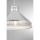 Seagram 3 Light 20 inch Polished Nickel Pendant Ceiling Light