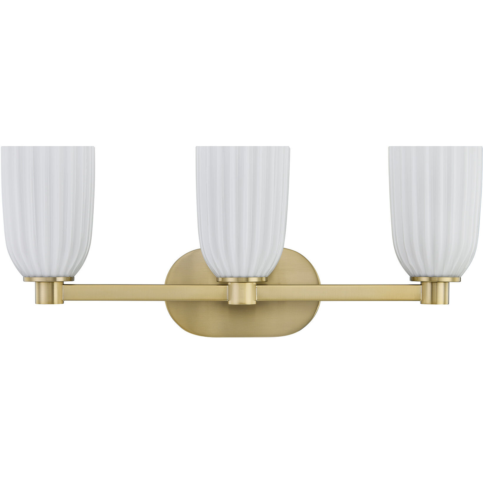Baldwin 3 Light 23 inch Noble Brass Bathroom Vanity Light Wall Light, Essentials