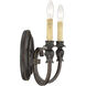 Provence 2 Light 11 inch Antique Copper Sconce Wall Light