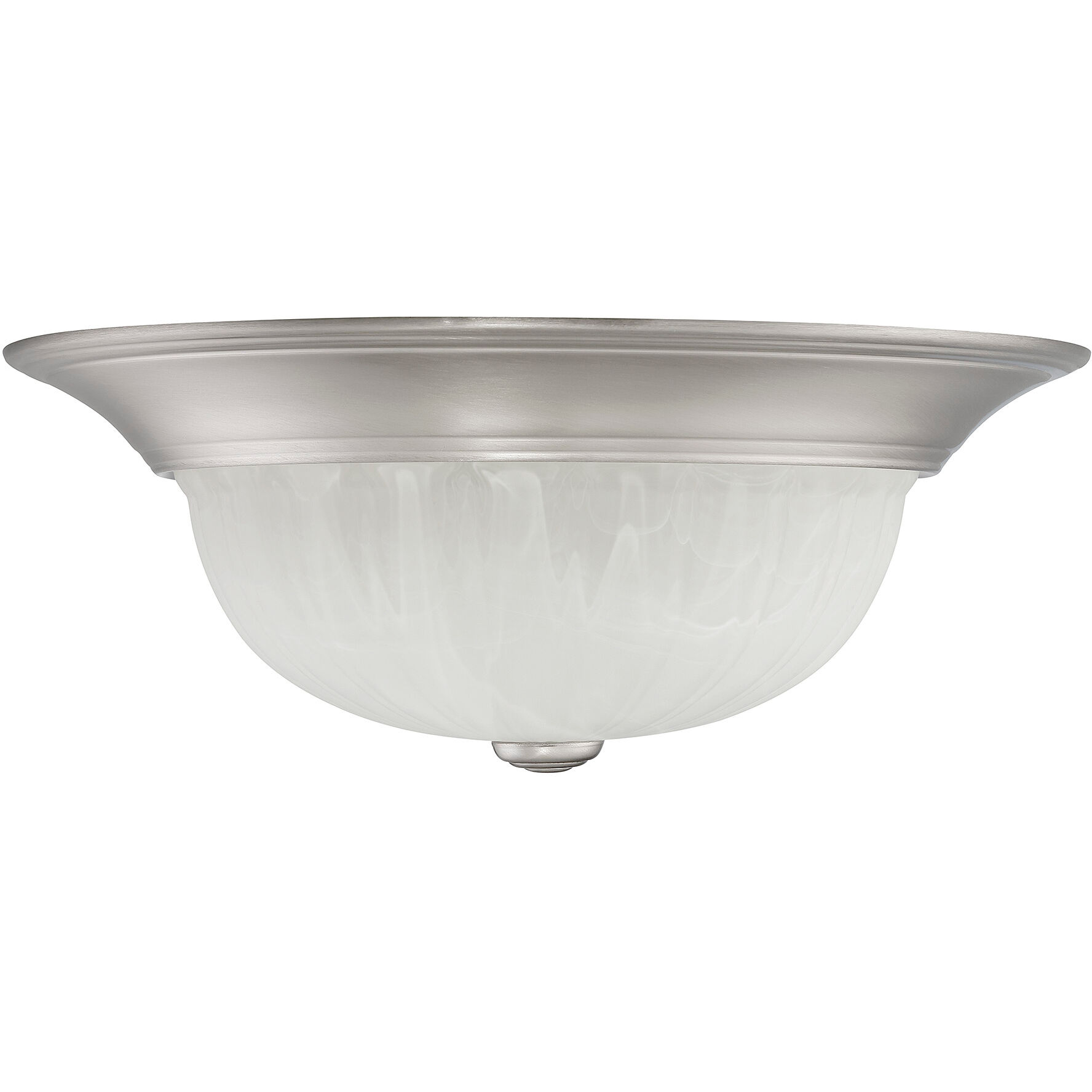 Stella 2 Light 13 inch Satin Nickel Flush Mount Ceiling Light