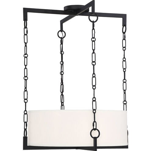 Abbott 4 Light 22 inch Matte Black Pendant Ceiling Light