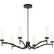 Butler LED 40 inch Mediterranean Bronze Chandelier Ceiling Light