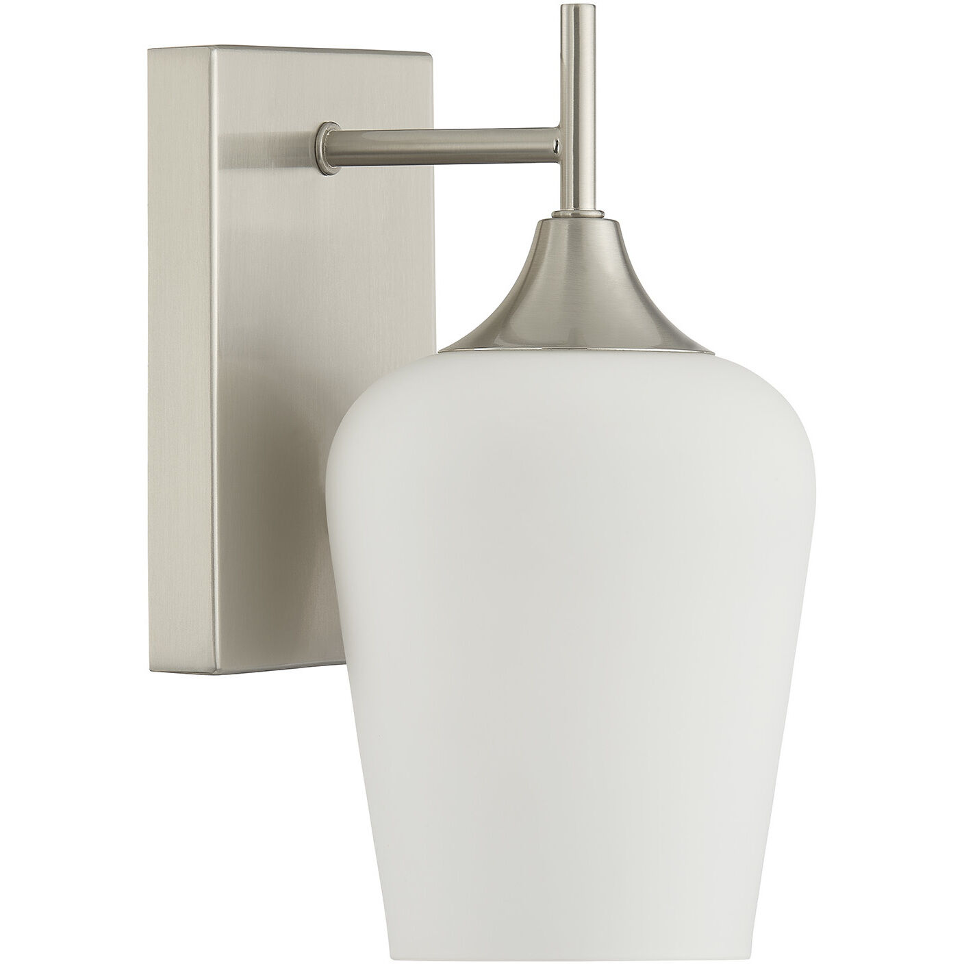 Octave 1 Light Satin Nickel Wall Sconce Wall Light, Essentials