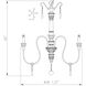 Ashland 5 Light 28.5 inch White Washed Driftwood Chandelier Ceiling Light