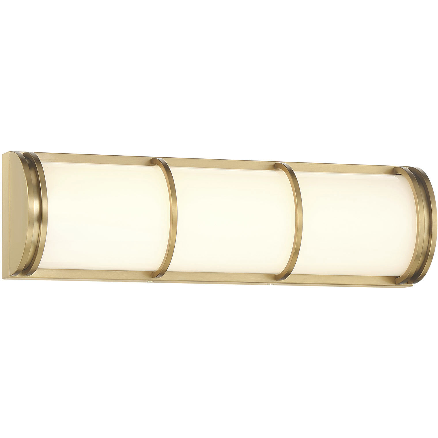 Harper LED 16 inch Warm Brass Bathroom Vanity Light Wall Light