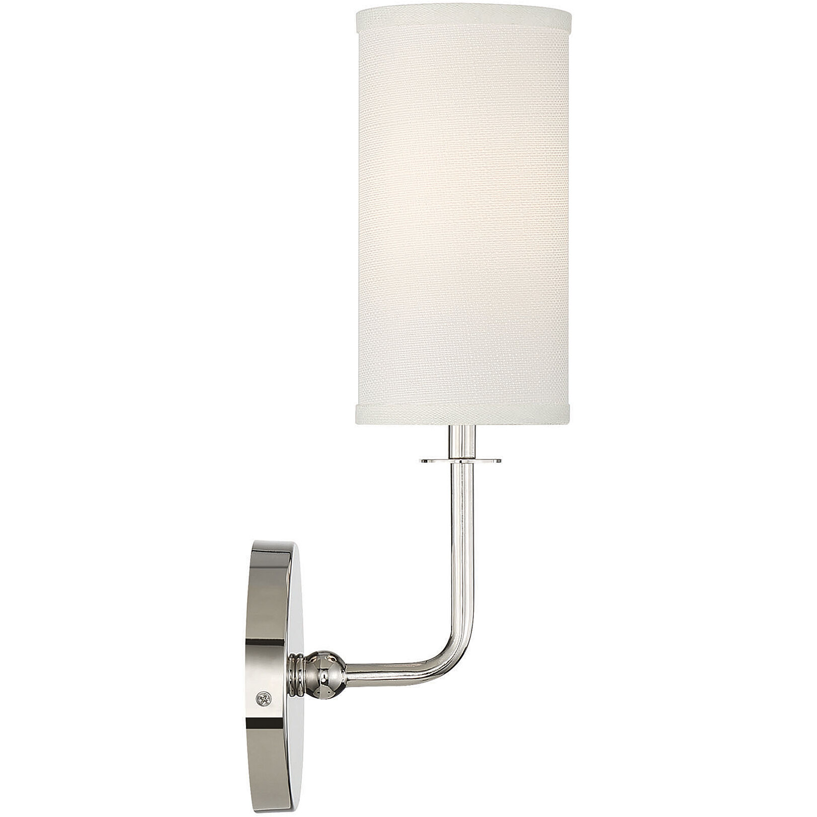 Powell 1 Light 5 inch Polished Nickel Wall Sconce Wall Light, Essentials