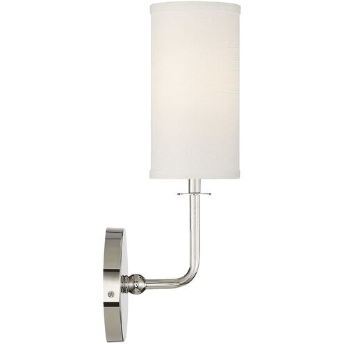 Powell 1 Light 5 inch Polished Nickel Wall Sconce Wall Light, Essentials