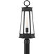 Payne 1 Light 24.5 inch Matte Black Outdoor Post Lantern