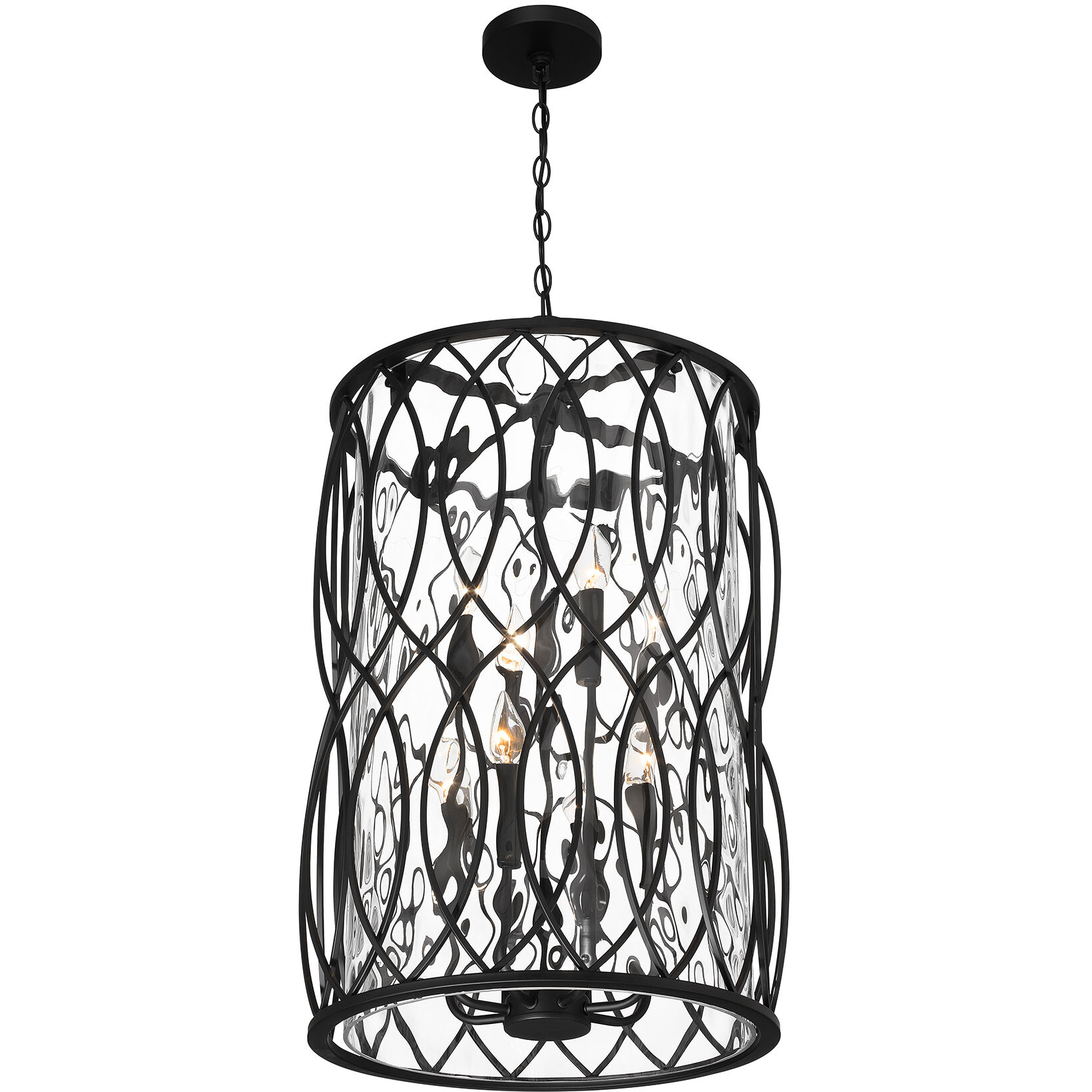 Snowden 8 Light 18 inch Matte Black Pendant Ceiling Light