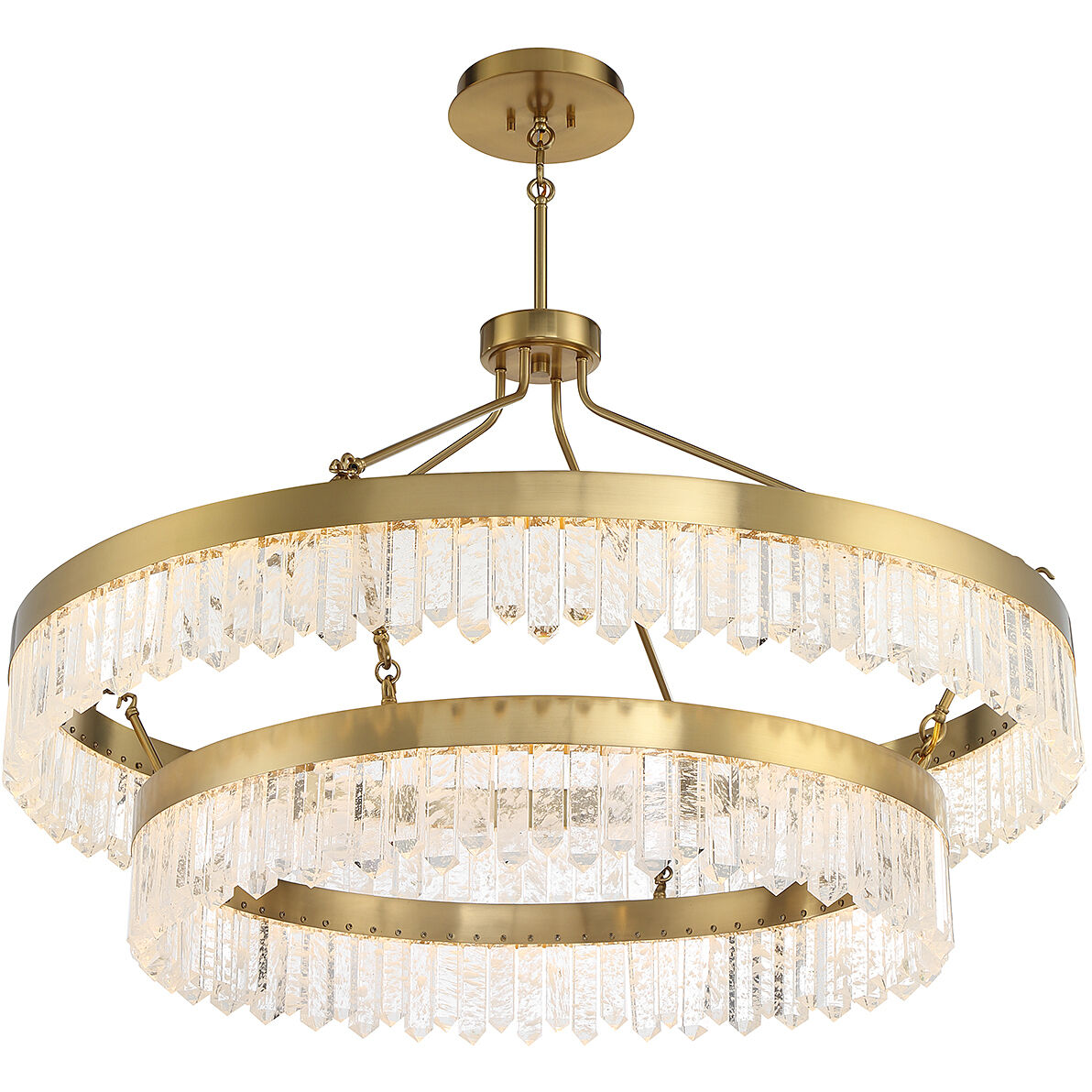Landon LED 45 inch Warm Brass Pendant Ceiling Light