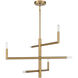 Cristofer 6 Light 30 inch Warm Brass Chandelier Ceiling Light, Essentials