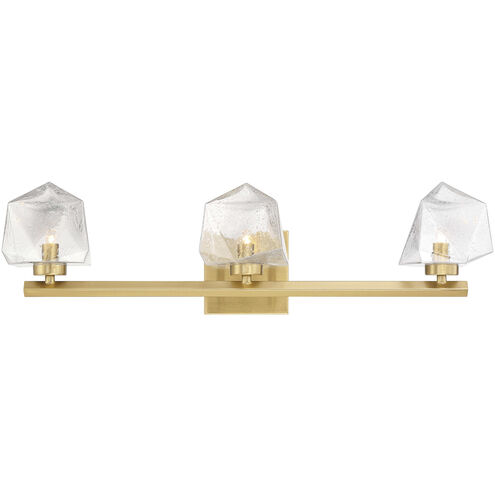 Castello LED 25 inch Warm Brass Bathroom Vanity Light Wall Light