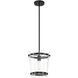 Ventari 1 Light 10.25 inch Matte Black Pendant Ceiling Light