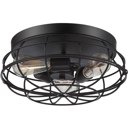 Scout 3 Light 15.00 inch Flush Mount