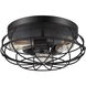 Scout Flush Mount Ceiling Light in English Bronze