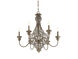 Ashford 6 Light 28 inch Aged Wood Chandelier Ceiling Light